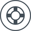 ESET Premium Support dark grey icon