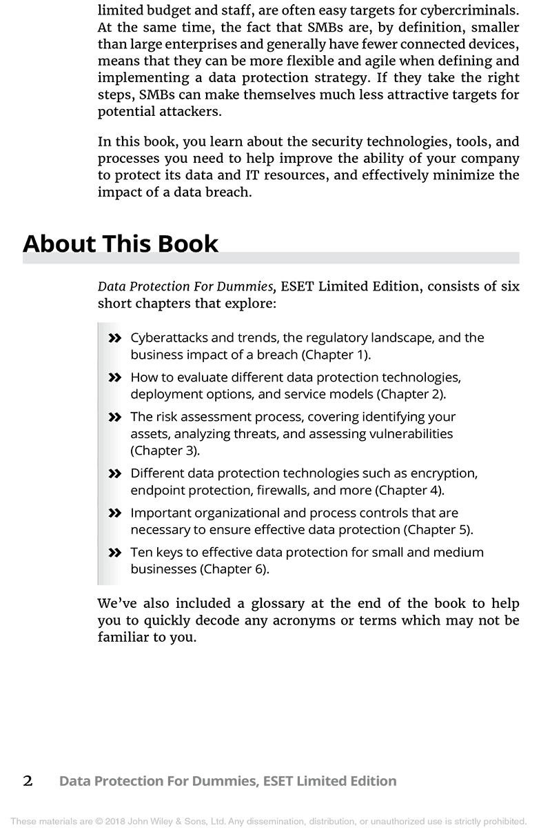 Data Protection For Dummies e-book
