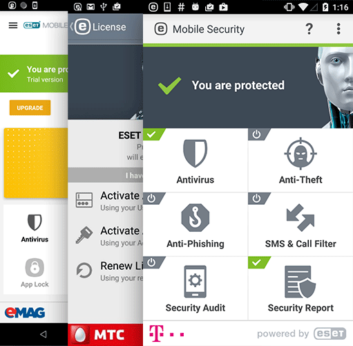 Mobile Security - customization