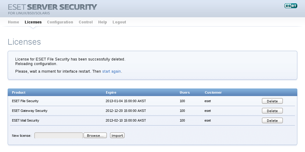ESET Linux Security image